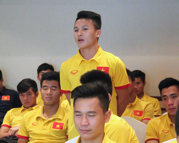 U19 Việt Nam quyết nỗ lực đến giây cuối cùng ở trận tứ kết U19 châu Á - Ảnh 1.