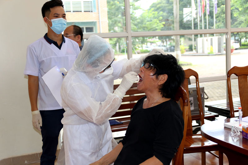 ĐT U22 Việt Nam nghiêm túc thực hiện kiểm tra y tế trong ngày hội quân - Ảnh 19.