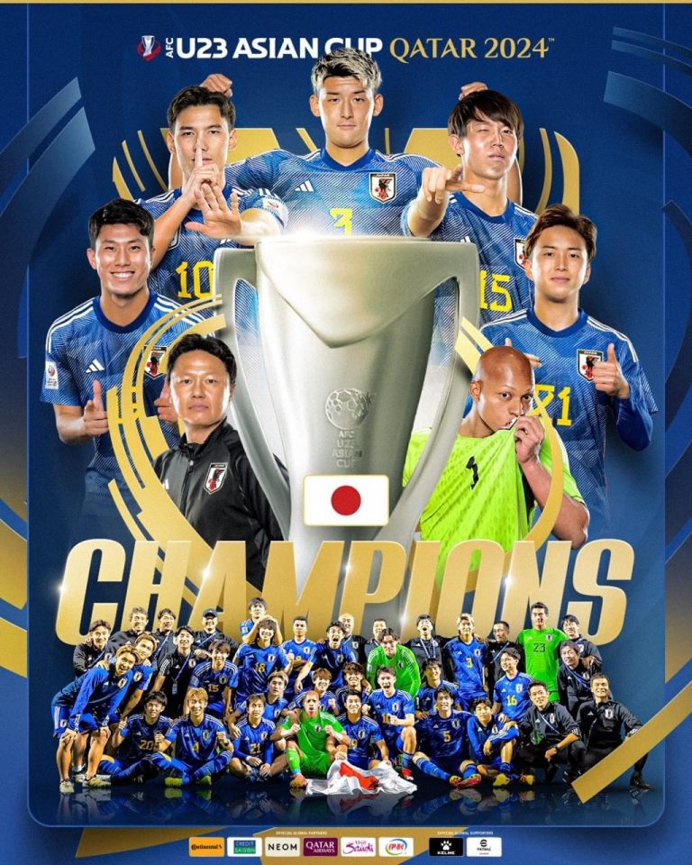 VFF VCK U23 châu Á Nhật Bản đăng quang
